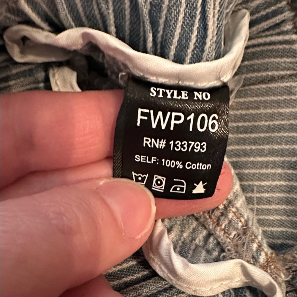 POL Blue and Cream Women Jeans - Picture 4 of 5